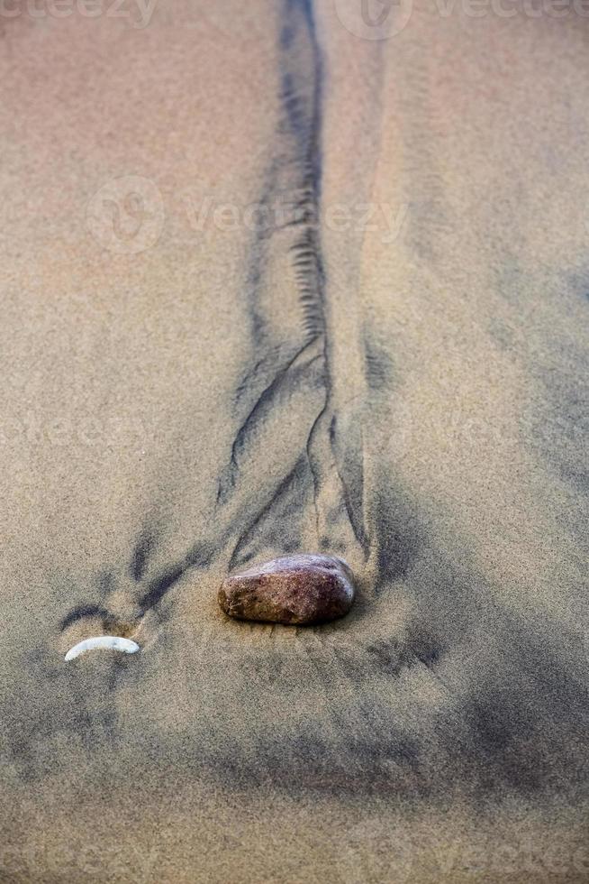 Patterns in The Beach Sand photo