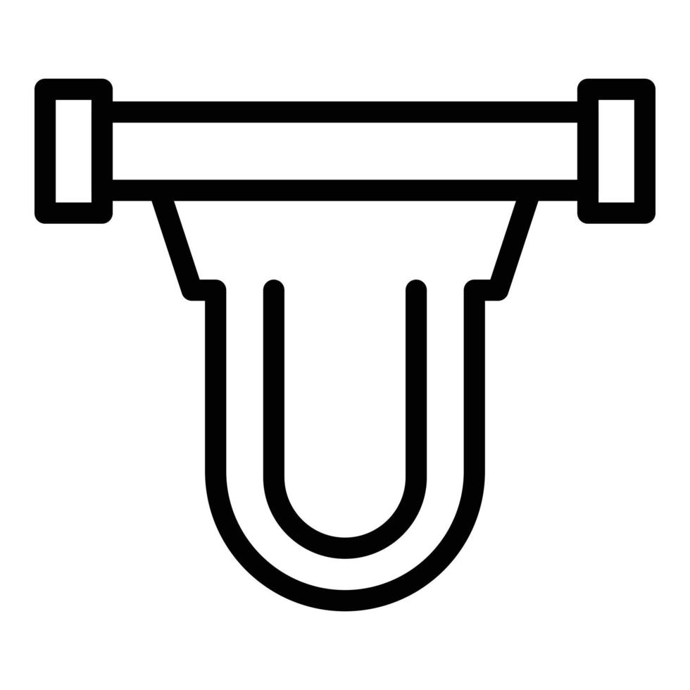 Osmosis filtration icon outline vector. Water filter vector