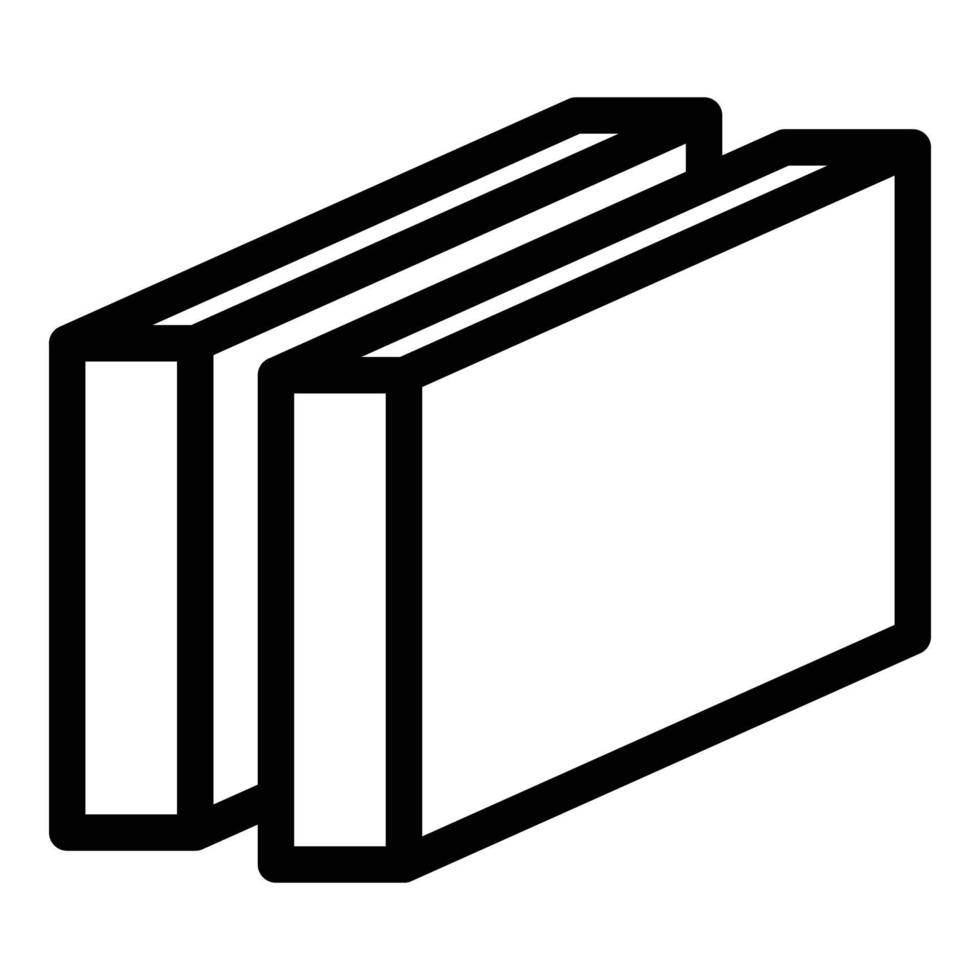 Wall cement icon outline vector. Construction plaster vector