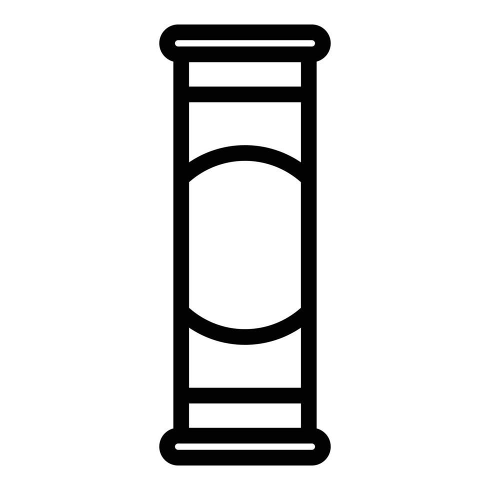 Cigar tube box icon outline vector. Smoker vape vector