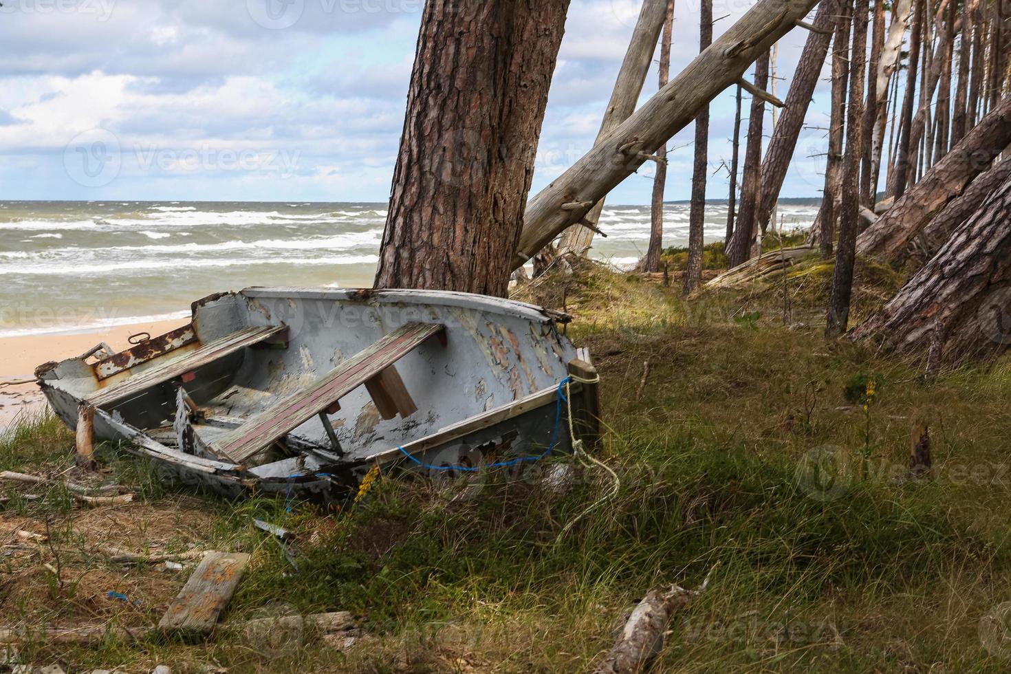 Fishing Boats on the Coast of the Baltic Sea photo