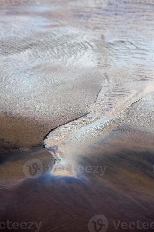 Patterns in The Beach Sand photo