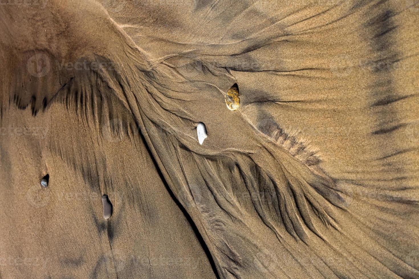 Patterns in The Beach Sand photo