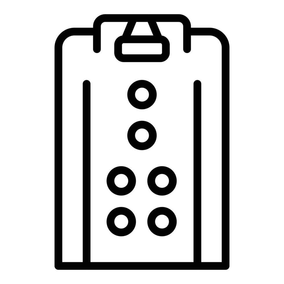 Hydro massage cabine icon outline vector. Physio therapy vector