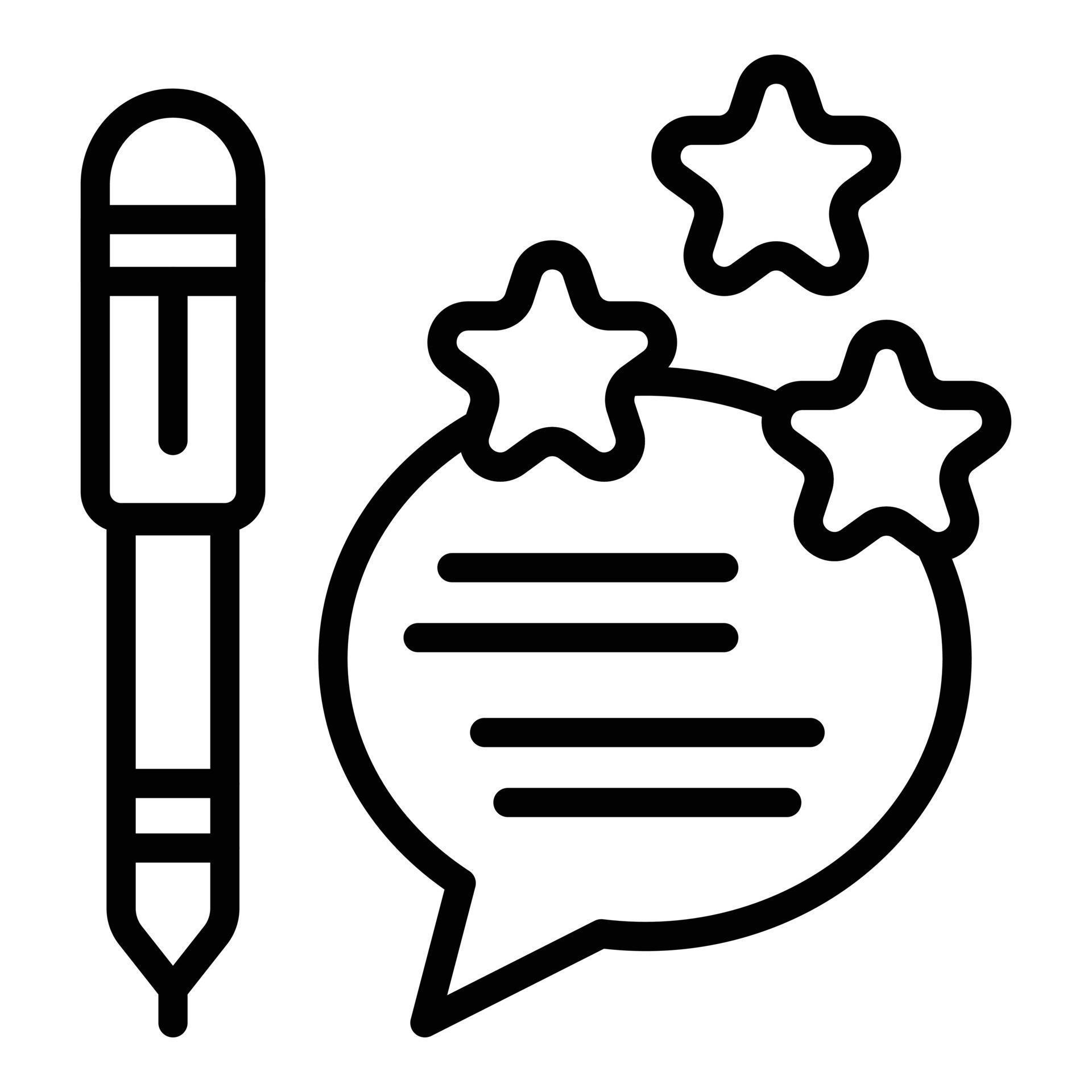 Write online review icon outline vector. Report client 14982252 Vector Art at Vecteezy