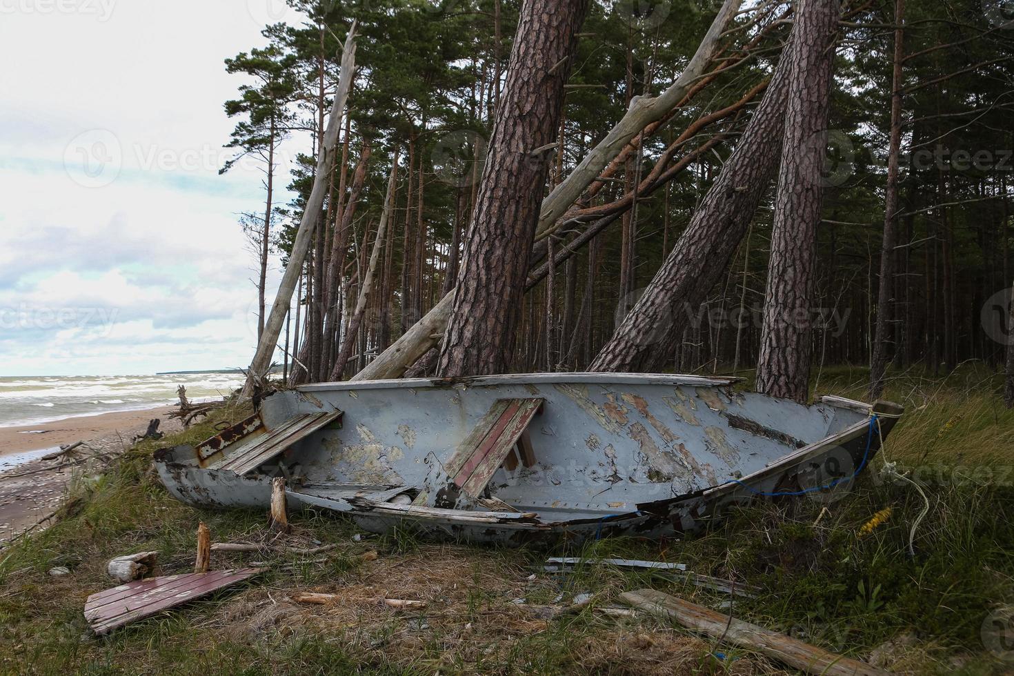 Fishing Boats on the Coast of the Baltic Sea photo