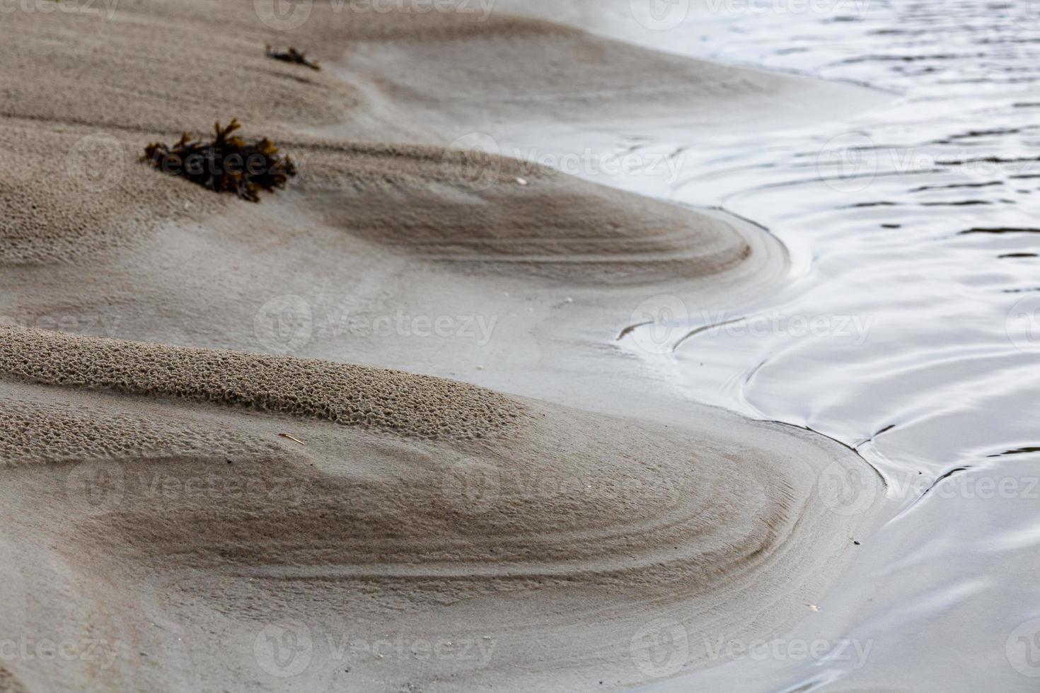 Patterns in The Beach Sand photo
