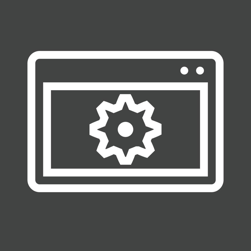 Application Line Inverted Icon 14982833 Vector Art at Vecteezy