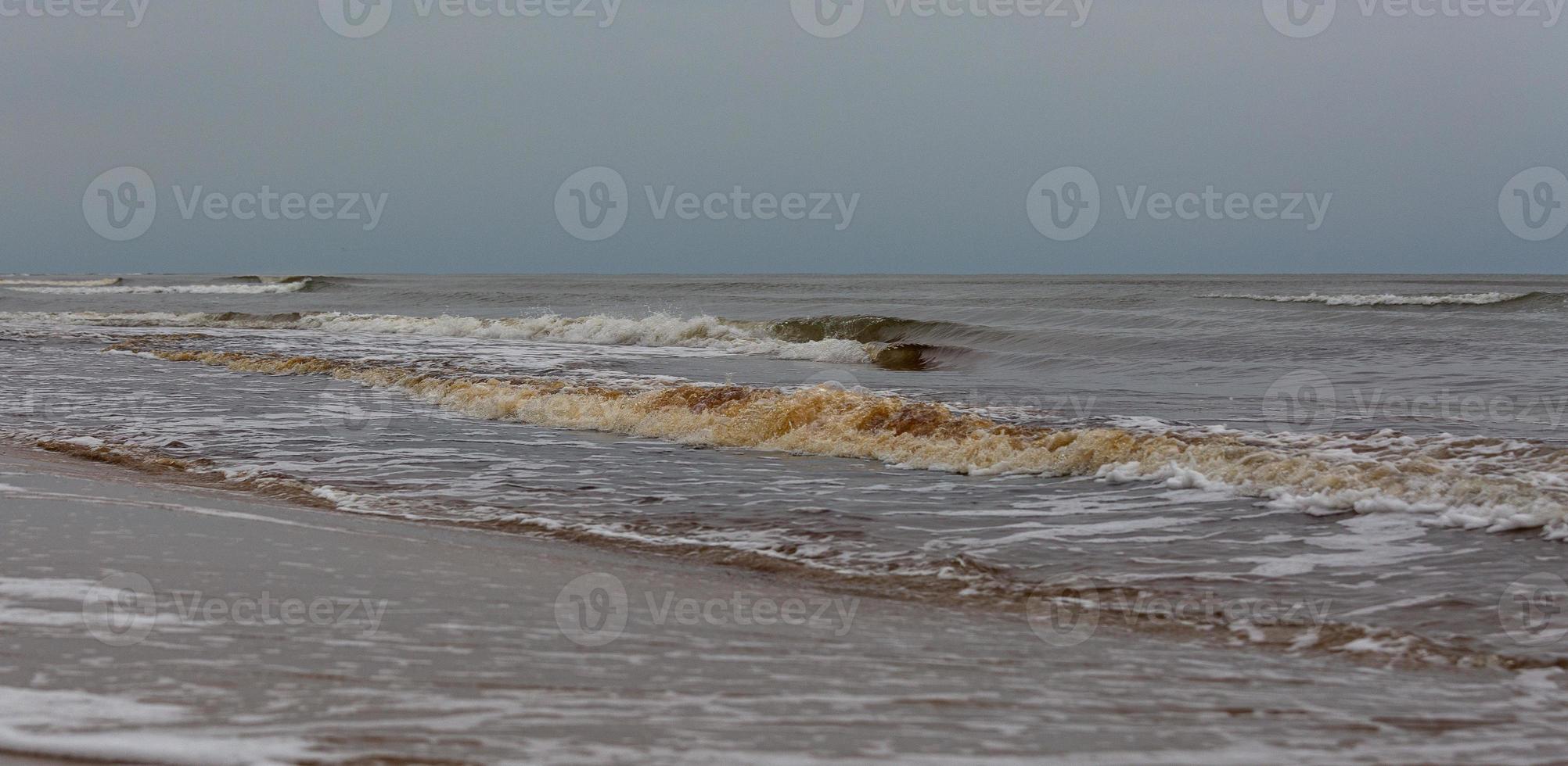 Baltic Sea Coast at Sunset photo