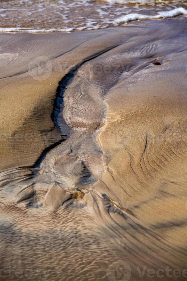 Patterns in The Beach Sand photo