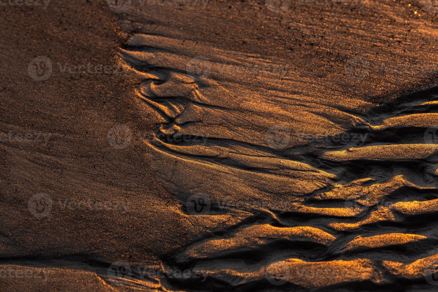 Patterns in The Beach Sand photo