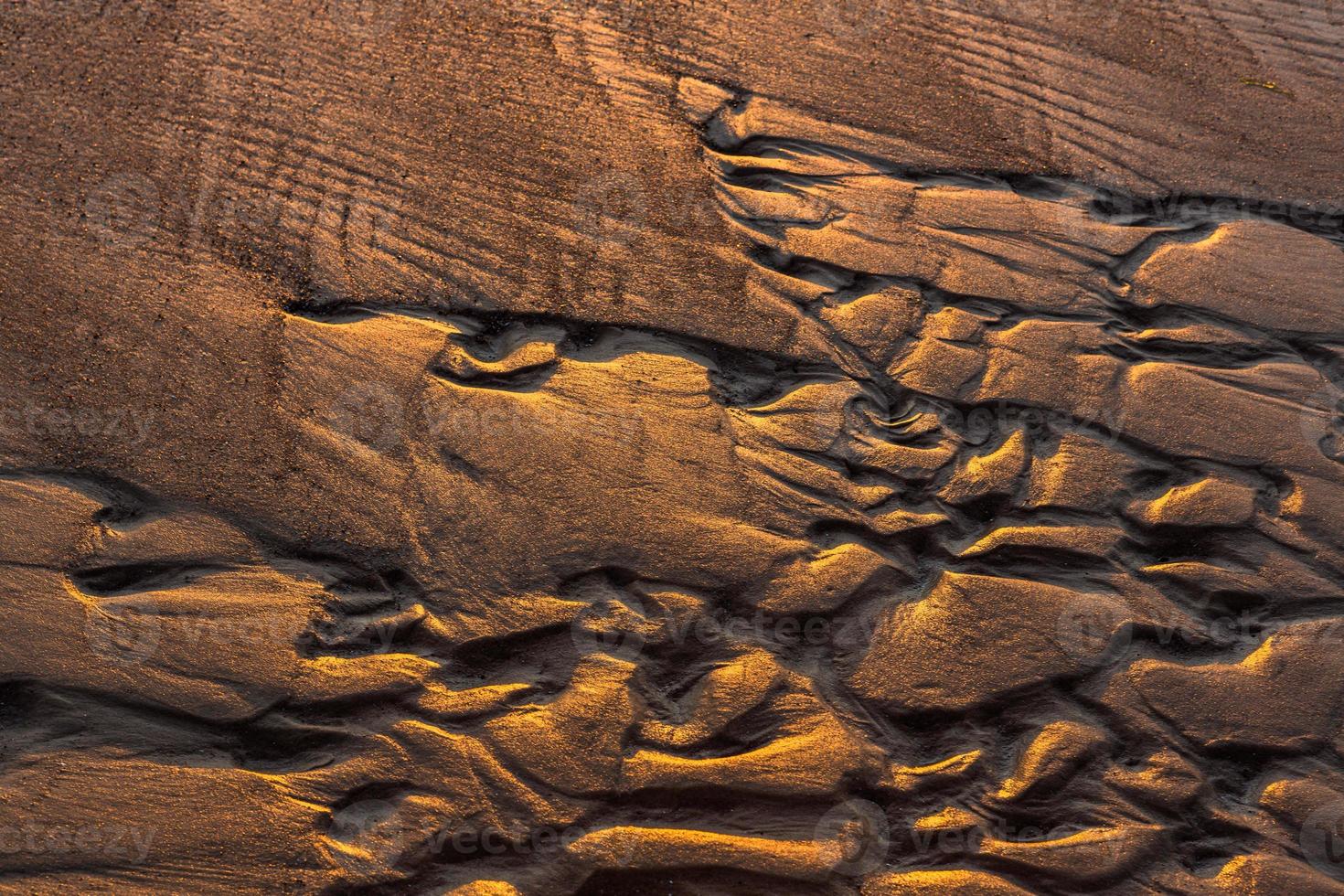 Patterns in The Beach Sand photo