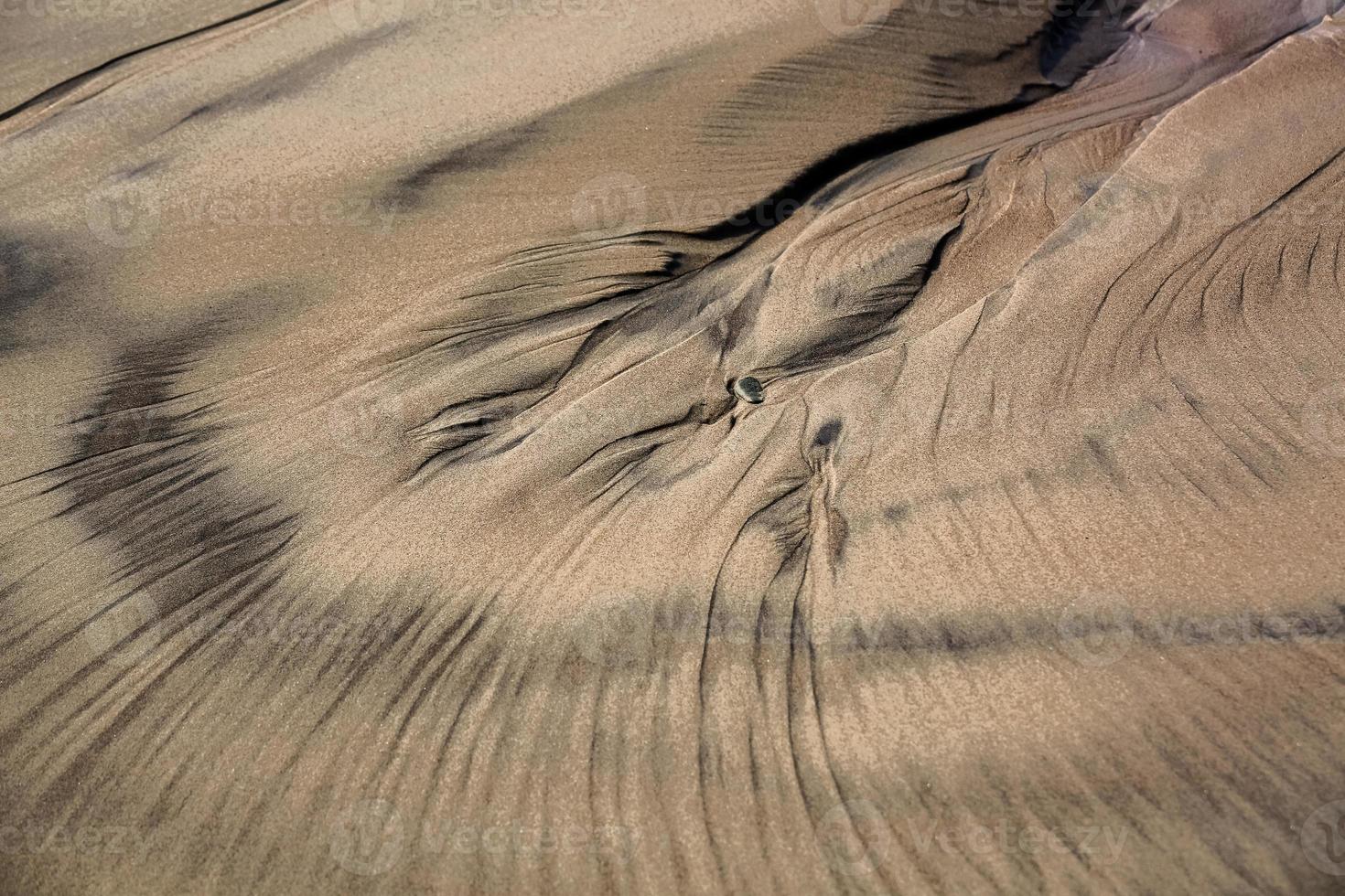 Patterns in The Beach Sand photo