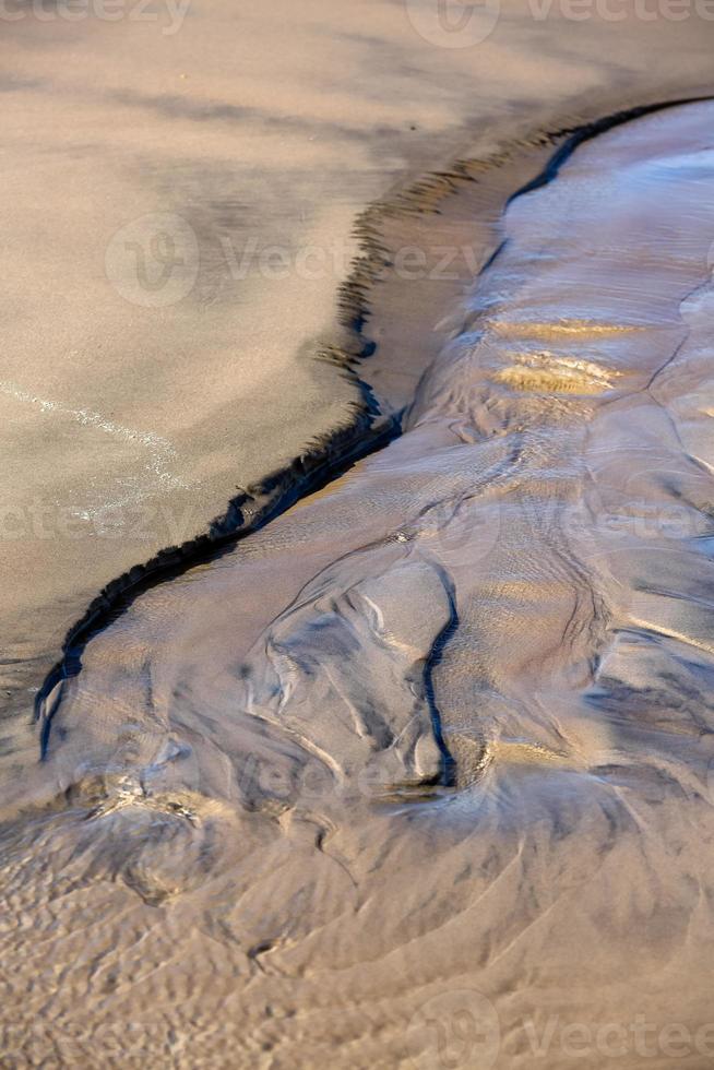 Patterns in The Beach Sand photo