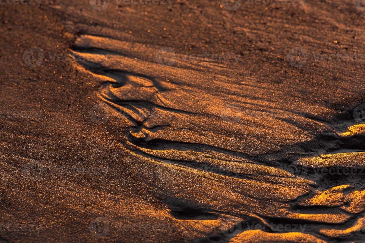 Patterns in The Beach Sand photo