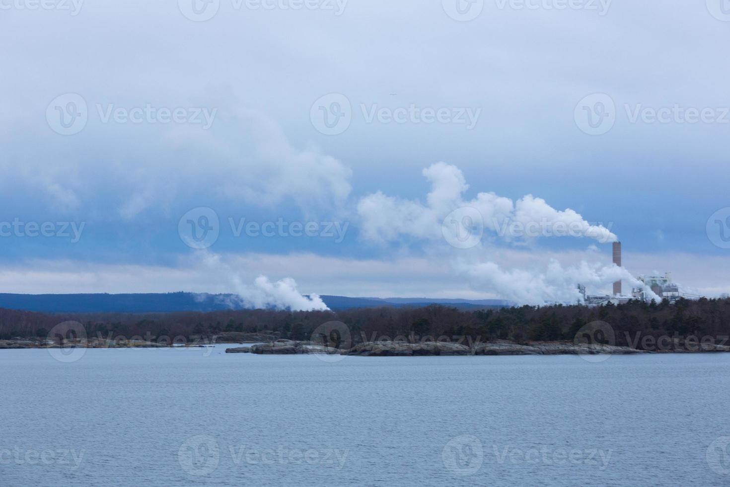 Cloudy Seascapes in Baltic Sea photo