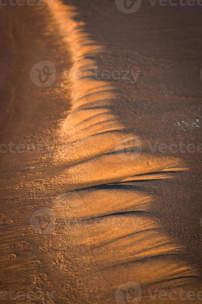 Patterns in The Beach Sand photo
