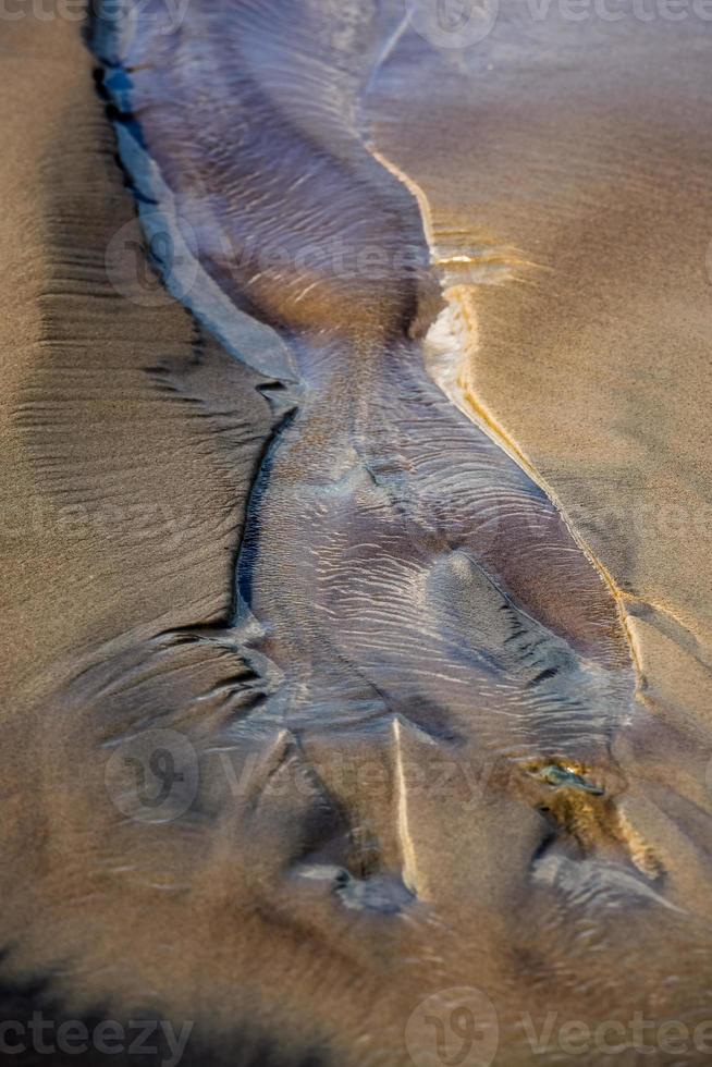 Patterns in The Beach Sand photo