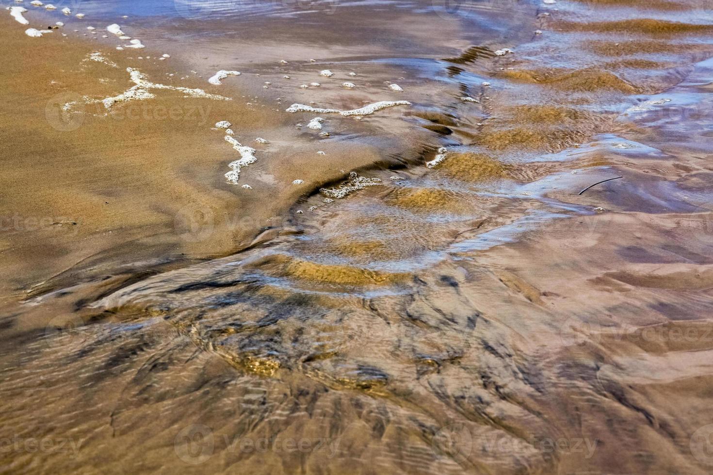 Patterns in The Beach Sand photo