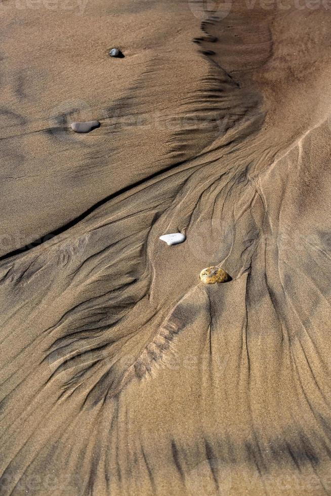 Patterns in The Beach Sand photo