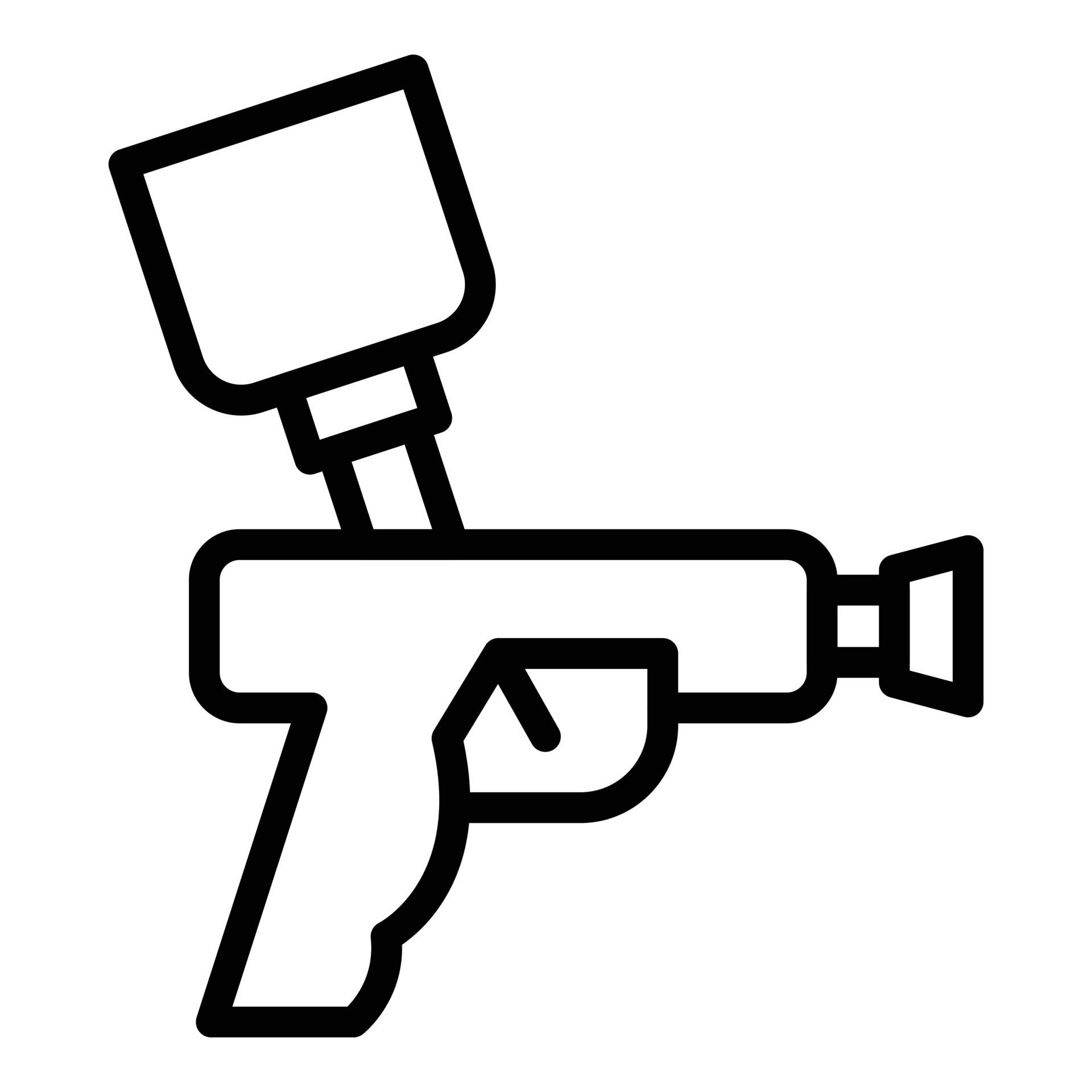 Airbrush gun icon outline vector. Air paint 14984243 Vector Art at Vecteezy