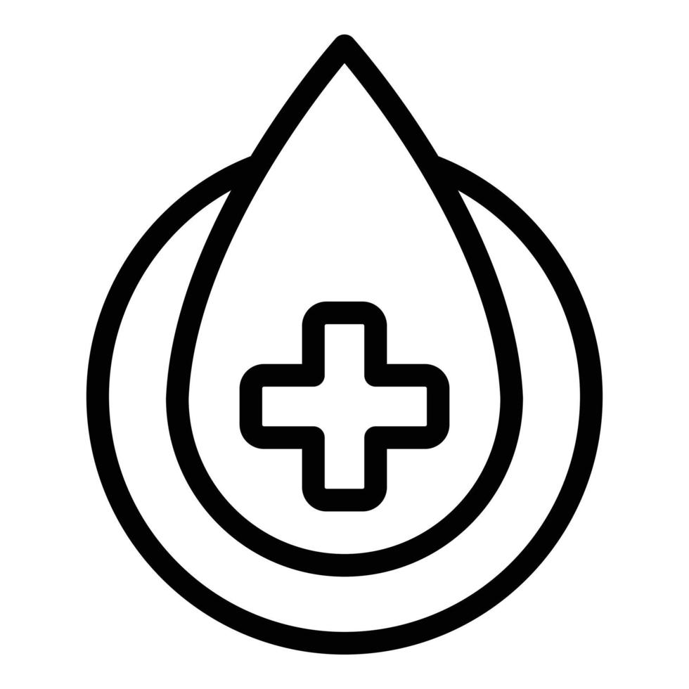 Drop shave icon outline vector. Cream bottle vector