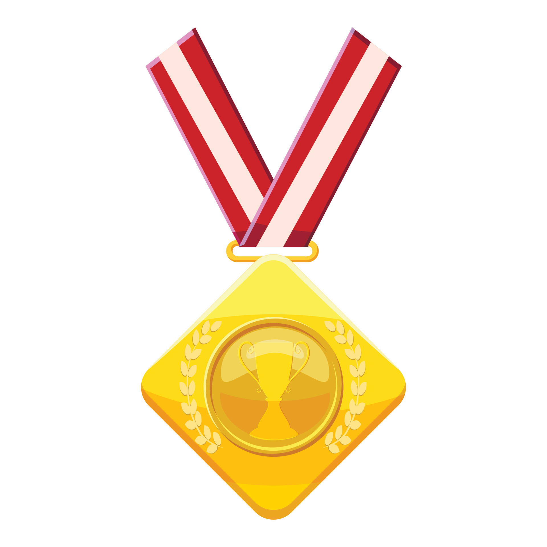 Gold medal with red ribbon icon, cartoon style 14984730 Vector Art at Vecteezy Gold medal with red ribbon icon, cartoon style 14984730 Vector Art at Vecteezy