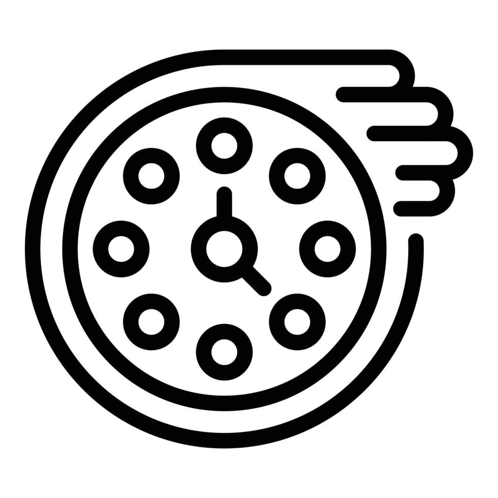 Comfort zone time icon outline vector. Start cage vector