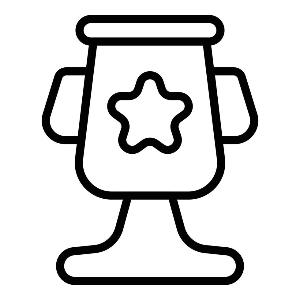 Study case cup icon outline vector. Research learn vector
