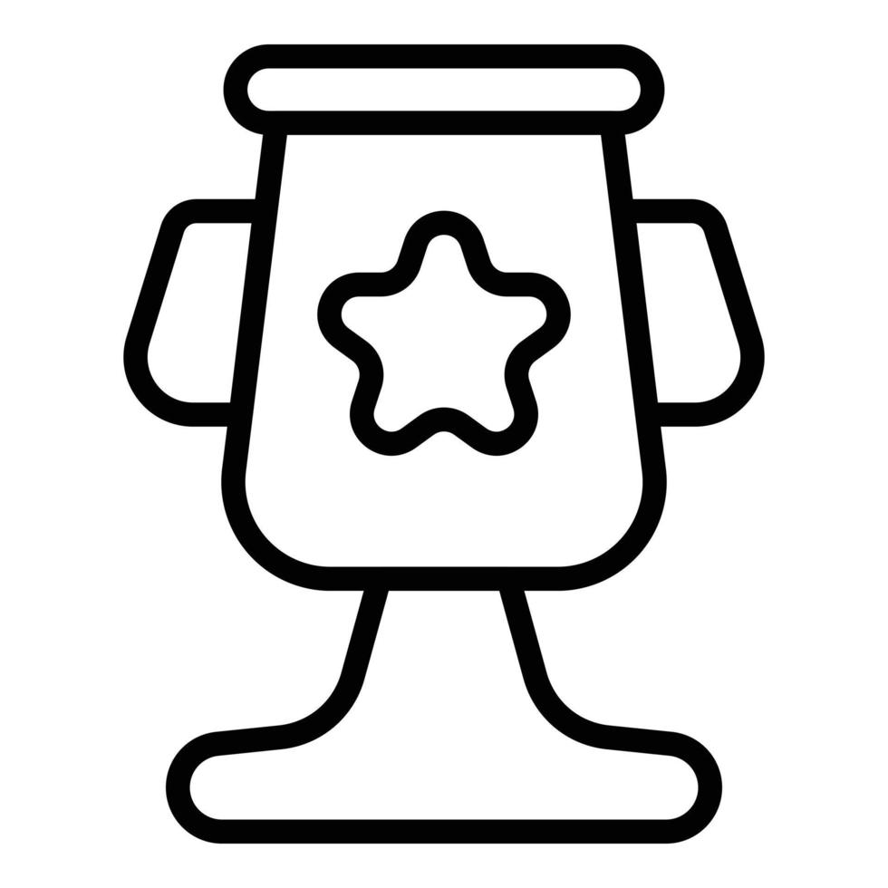 Study case cup icon outline vector. Research learn vector