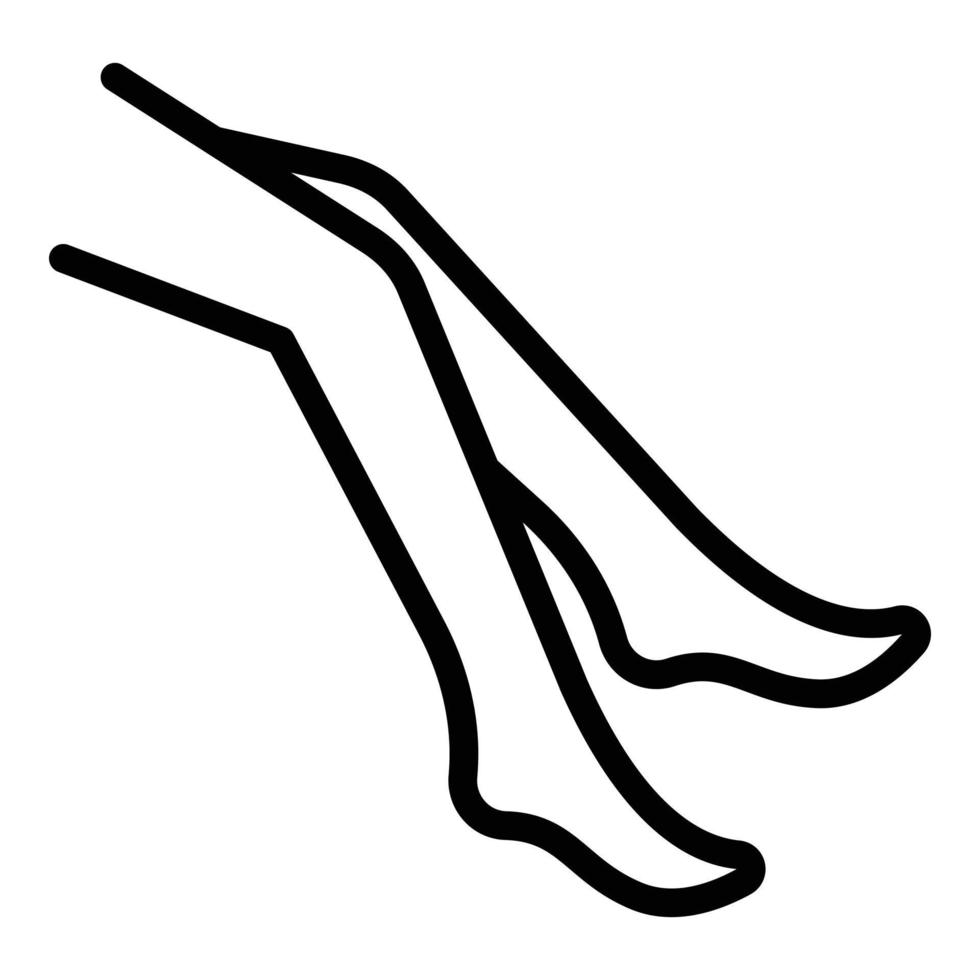 Pressure stockings icon outline vector. Varicose blood 14985269 Vector ...