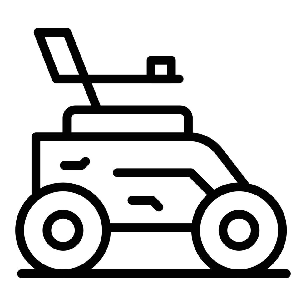 Propelled electric wheelchair icon outline vector. Scooter chair vector