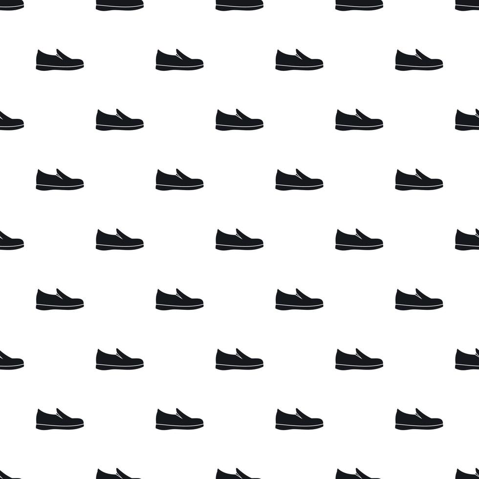 patrón de zapato holgazán, estilo simple vector