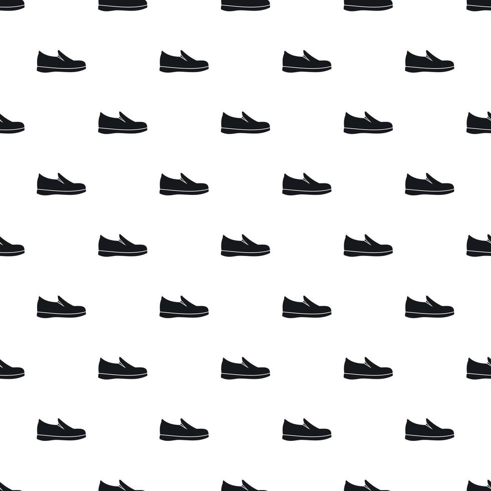 Loafer shoe pattern, simple style vector