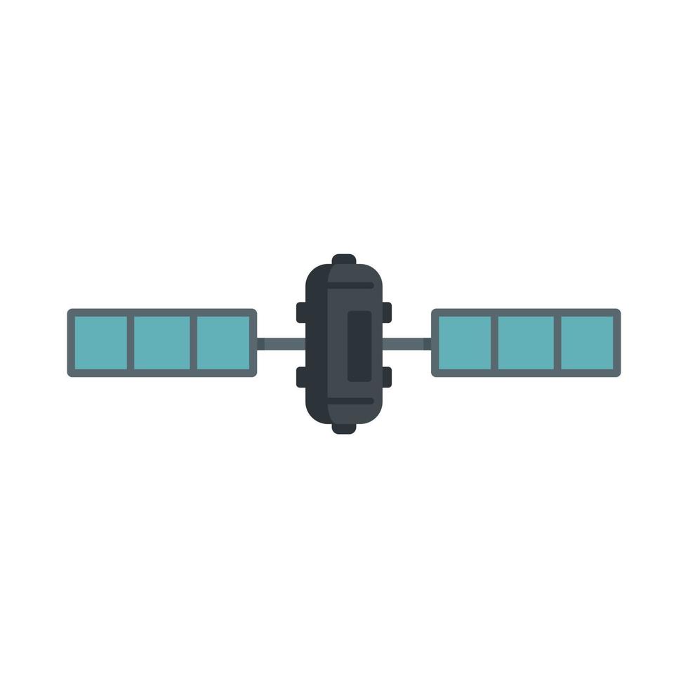 Internet satellite icon flat isolated vector