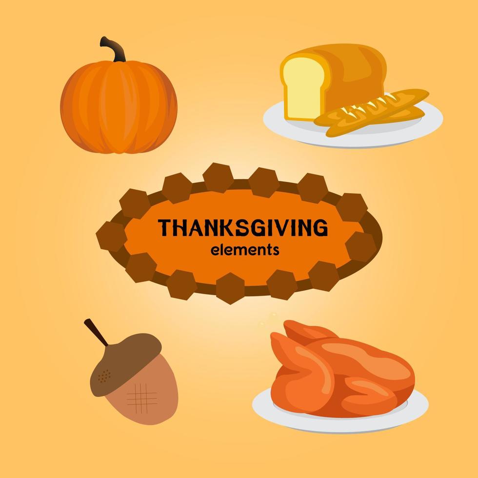 Seamless Thanksgiving Pattern can be used for wallpaper or background. vector