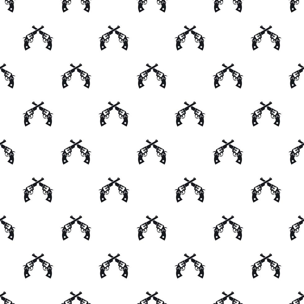 Revolvers pattern, simple style vector