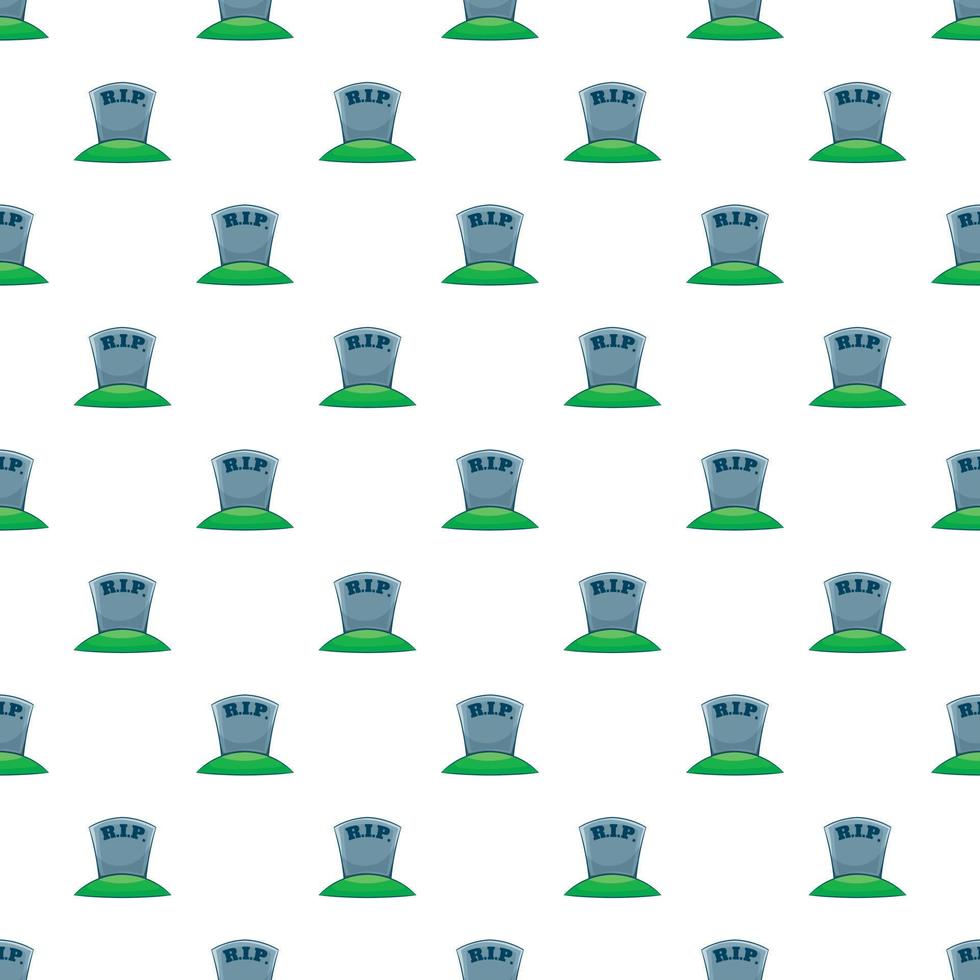 Tombstone pattern, cartoon style vector