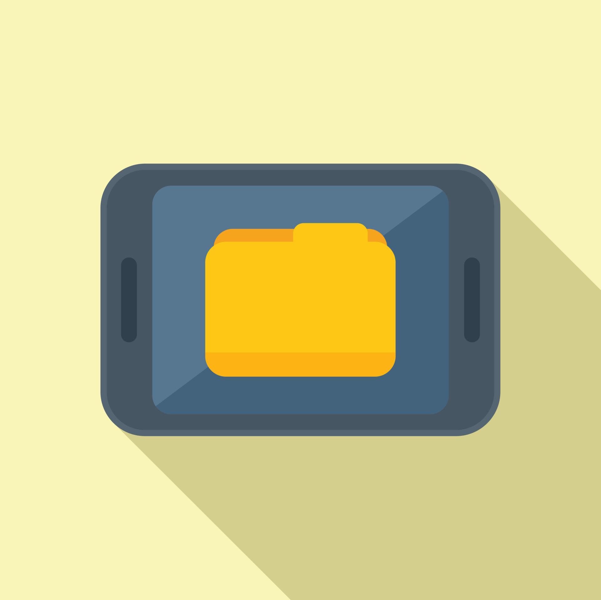 Tablet database icon flat vector. Platform system 14985948 Vector Art at Vecteezy
