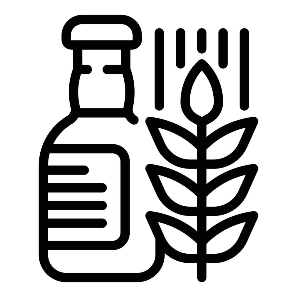 Plant beer icon outline vector. Germany city vector