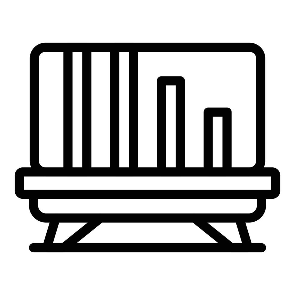 Armchair sofa icon outline vector. Work maker vector