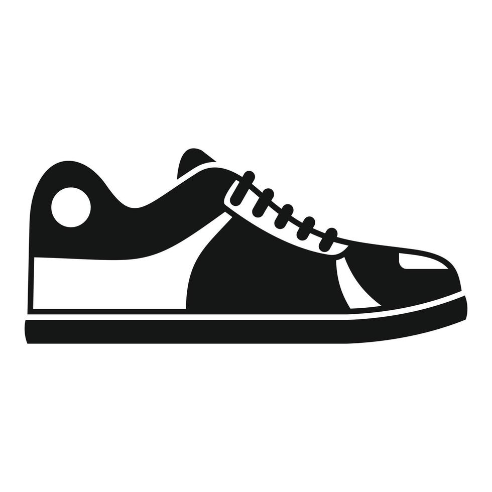 Hipster sneaker icon simple vector. Sport shoe vector