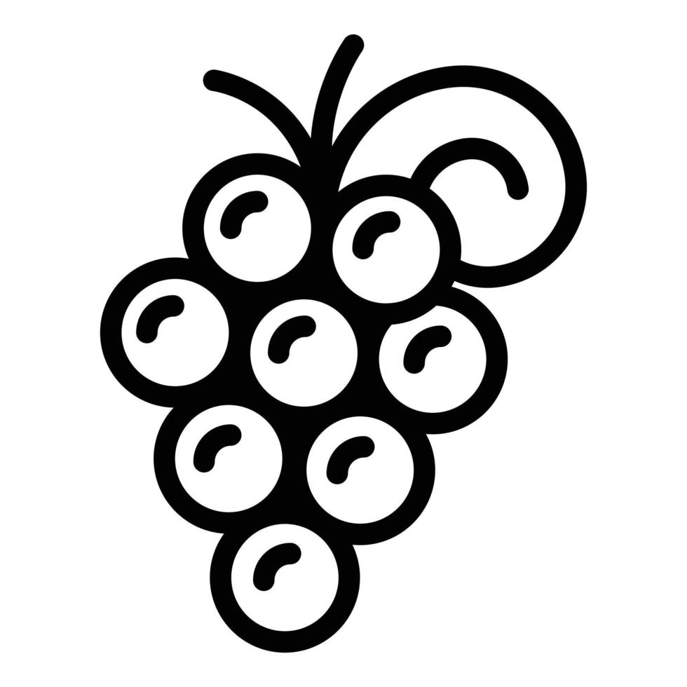 Greece grapes icon outline vector. Ancient temple vector