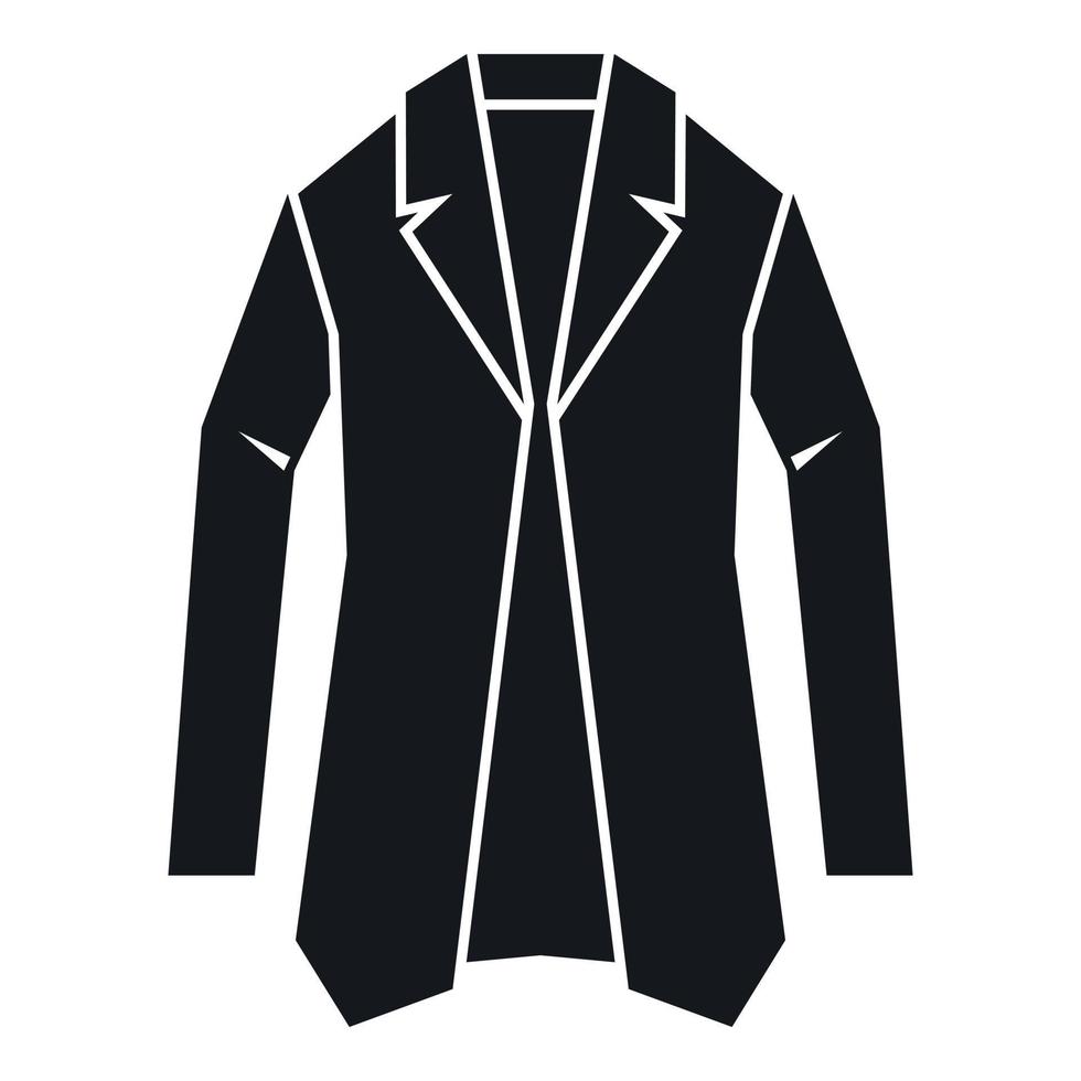 Jacket icon, simple style vector