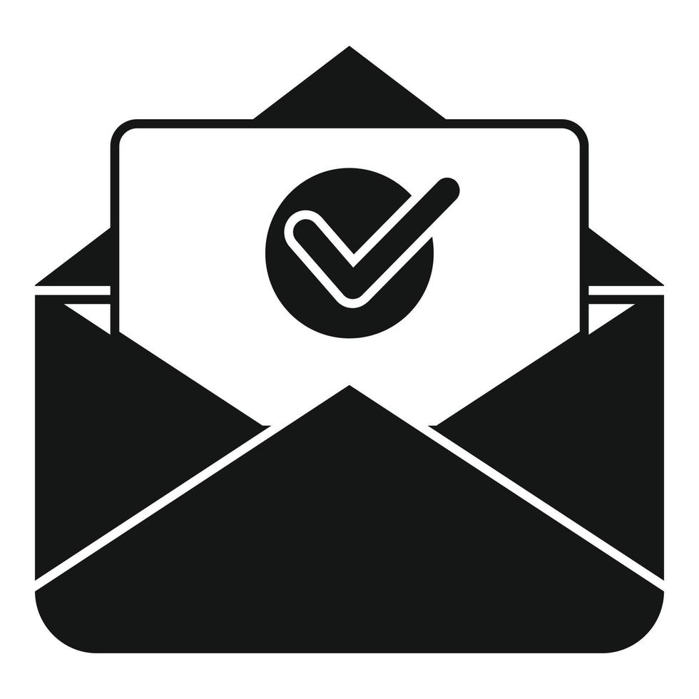 Subscribe email icon simple vector. Button letter vector