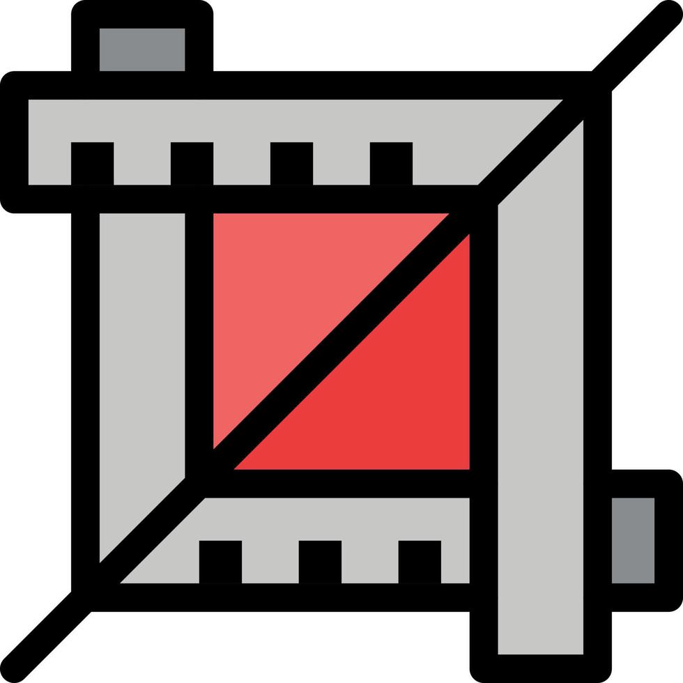 diseño de cultivos gráfico color plano icono vector icono banner plantilla
