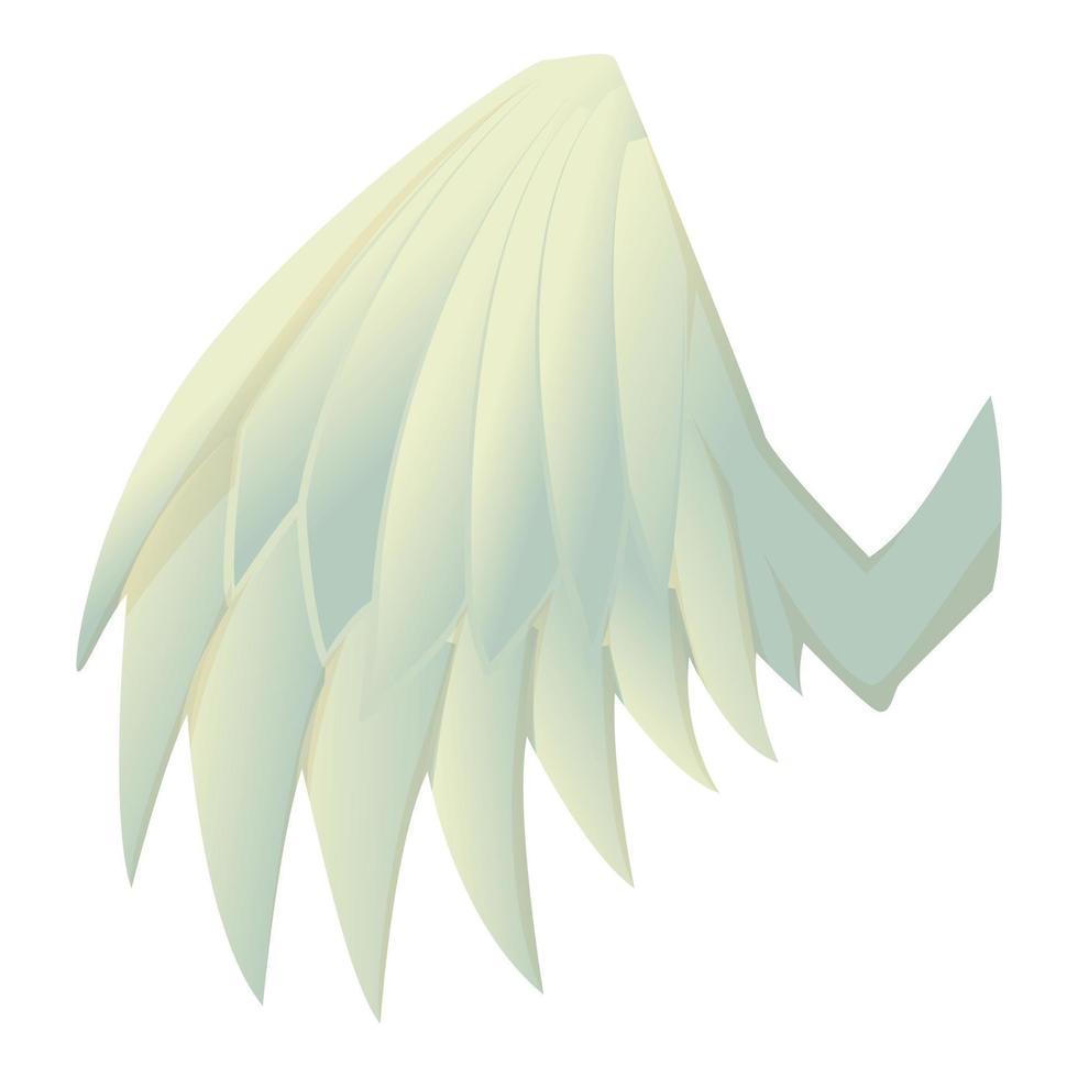 Beautiful wing icon, cartoon style vector