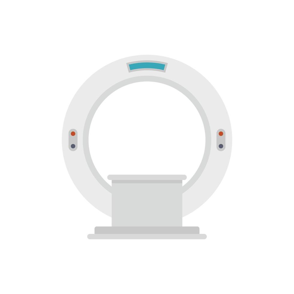 Magnetic resonance imaging diagnostic icon flat isolated vector