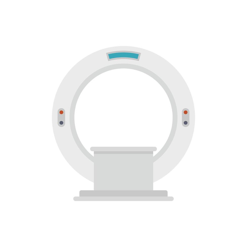 Magnetic resonance imaging diagnostic icon flat isolated vector