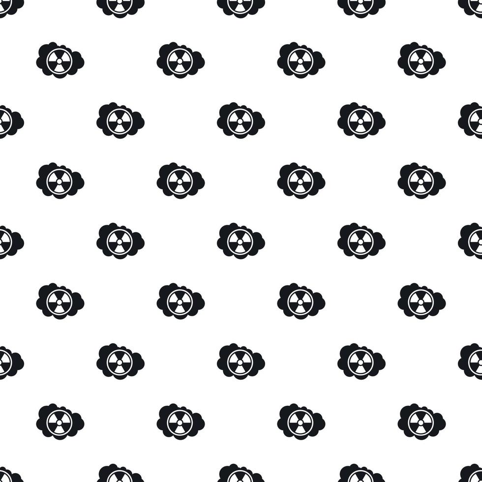 Radioactive air pattern, simple style vector